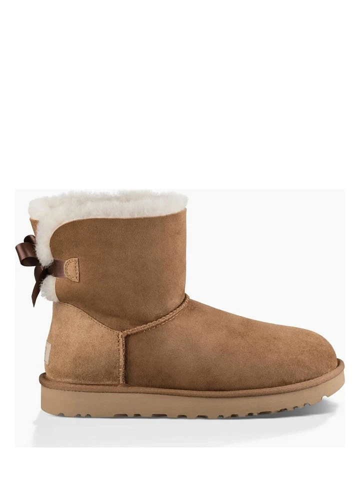Ugg Lammfell-Boots "Mini Bailey Bow II" In Camel 3 Ugg Lammfell-Boots "Mini Bailey Bow II" In Camel