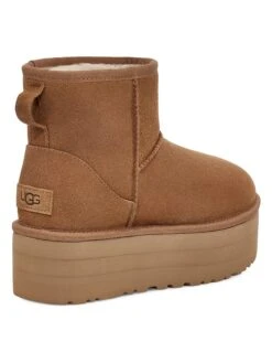 Ugg Lammfell-Boots "W Classic Mini Platform" In Hellbraun 11 Ugg Lammfell-Boots "W Classic Mini Platform" In Hellbraun -Ugg ugg lammfell boots w classic mini platform in hellbraun 3