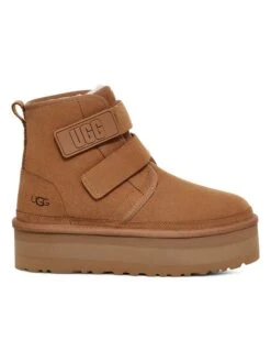 Ugg Lammfell-Boots "W Neumel Platform" In Hellbraun