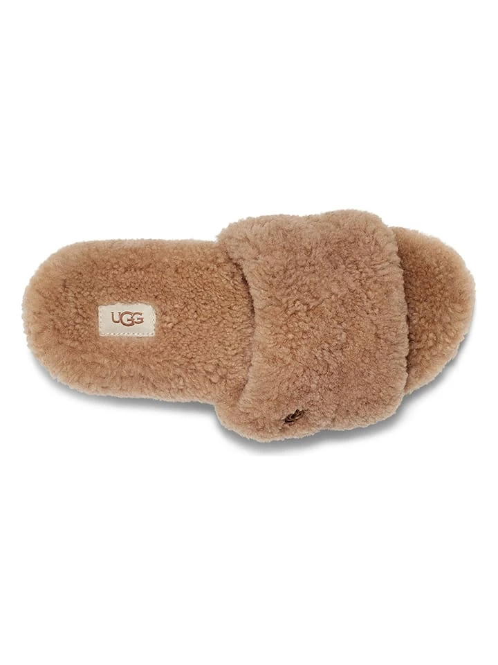 Ugg Lammfell-Hausschuhe "Cozetta Curly" In Hellbraun 6 Ugg Lammfell-Hausschuhe "Cozetta Curly" In Hellbraun – Bild 4