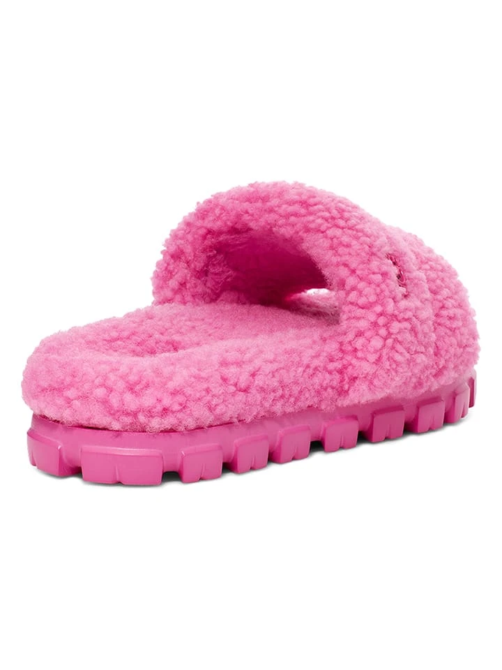 Ugg Lammfell-Hausschuhe "Cozetta Curly" In Pink 4 Ugg Lammfell-Hausschuhe "Cozetta Curly" In Pink – Bild 2