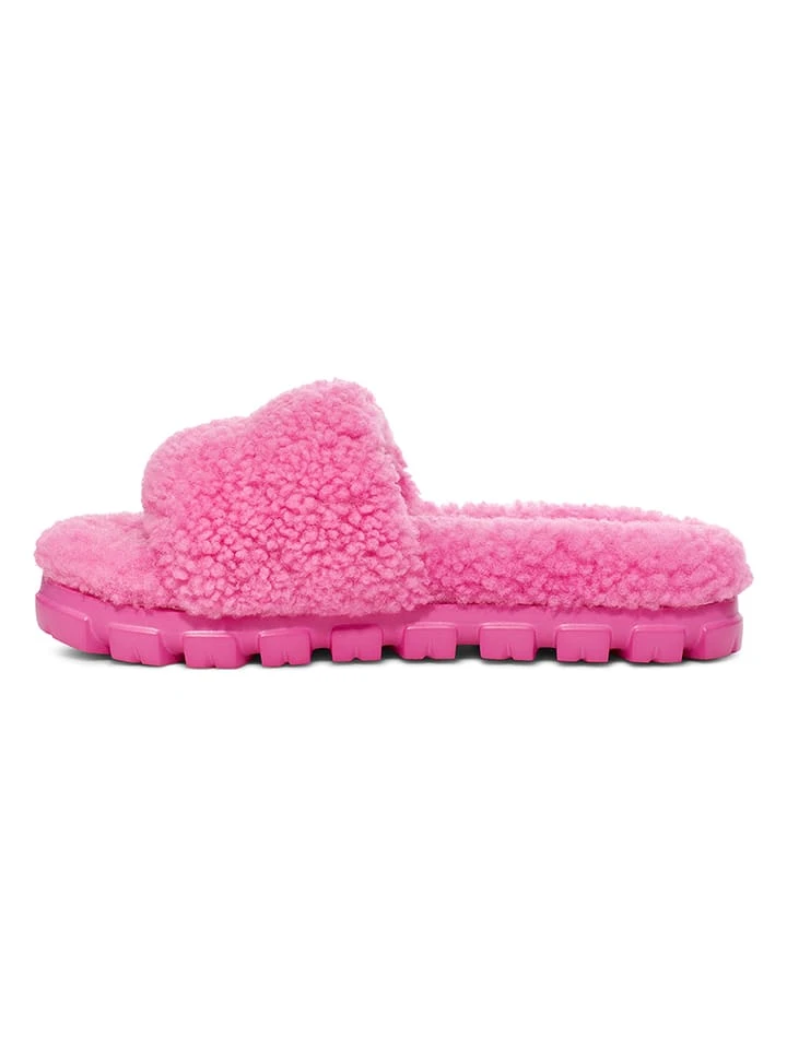 Ugg Lammfell-Hausschuhe "Cozetta Curly" In Pink 3 Ugg Lammfell-Hausschuhe "Cozetta Curly" In Pink