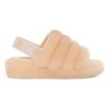 Ugg Lammfell-Hausschuhe "Fluff Yeah Slide" In Beige -Ugg ugg lammfell hausschuhe fluff yeah slide in beige