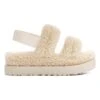 Ugg Lammfell-Hausschuhe "Oh Fluffita" In Creme