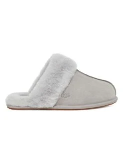 Ugg Lammfell-Hausschuhe "Scuffette II" In Grau