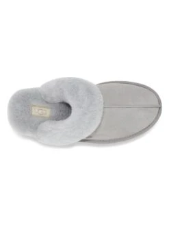 Ugg Lammfell-Hausschuhe "Scuffette II" In Grau -Ugg ugg lammfell hausschuhe scuffette ii in grau 3
