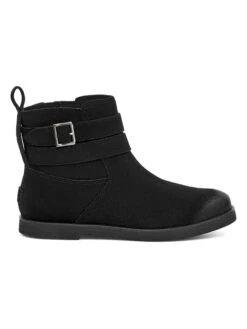 Ugg Leder-Boots In Schwarz