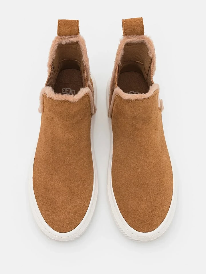 Ugg Leder-Chelsea-Boots "W ALAMEDA CHELSEA" In Hellbraun 6 Ugg Leder-Chelsea-Boots "W ALAMEDA CHELSEA" In Hellbraun – Bild 4